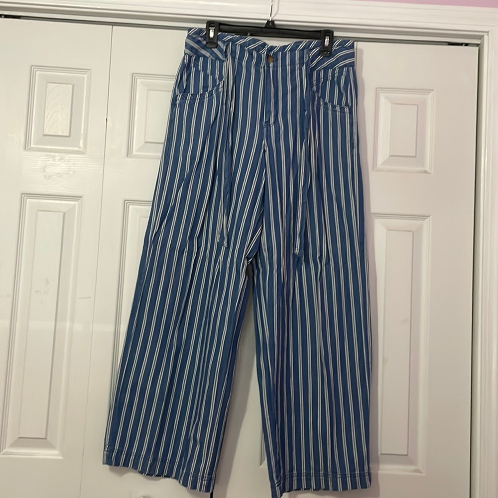 ❌SOLD❌ Striped wide leg pants